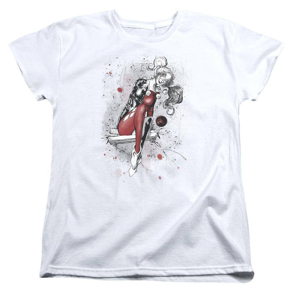 Harley Quinn Artist Sketch Women's T-Shirt - Rocker Merch™