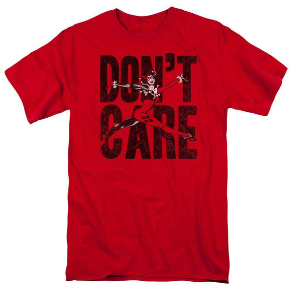 Harley Quinn Don't Care T-Shirt - Rocker Merch™