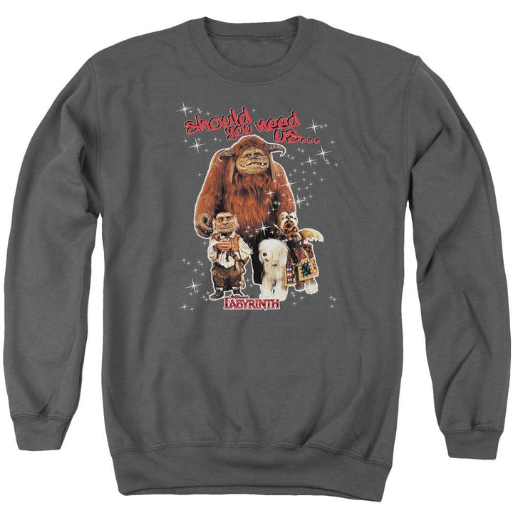 Labyrinth Movie Should You Need Us Sweatshirt - Rocker Merch™