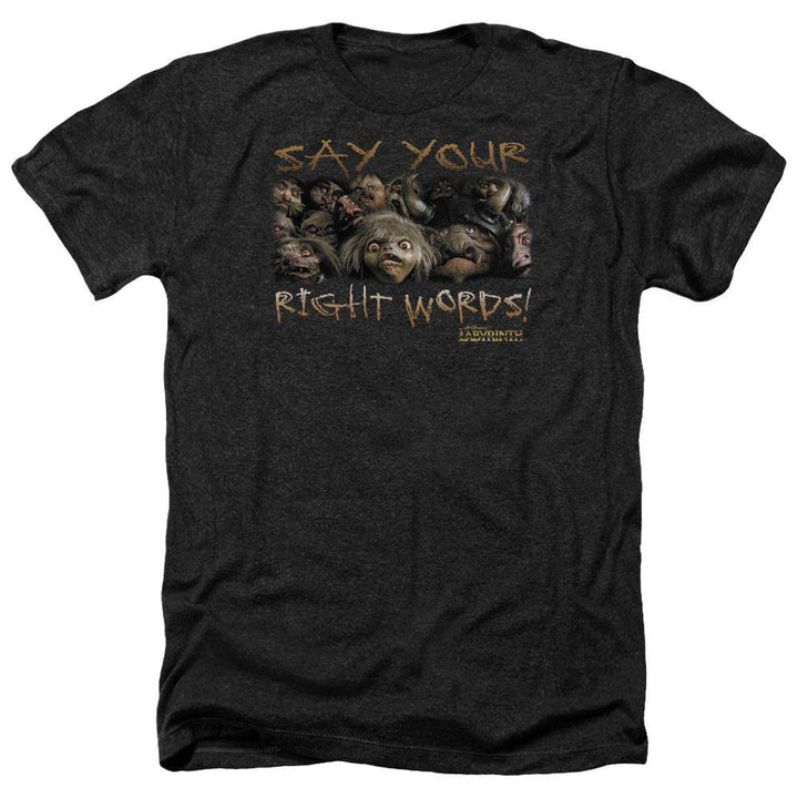 Labyrinth Movie Say Your Right Words T-Shirt - Rocker Merch™