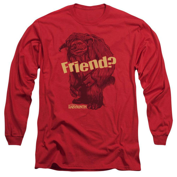 Labyrinth Movie Ludo Friend Long Sleeve T-Shirt - Rocker Merch™