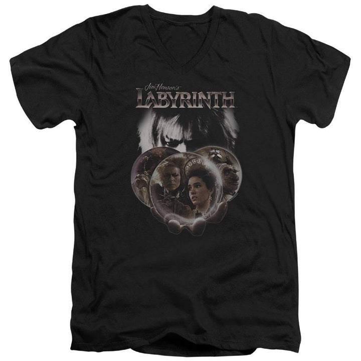 Labyrinth Movie Globes T-Shirt - Rocker Merch™