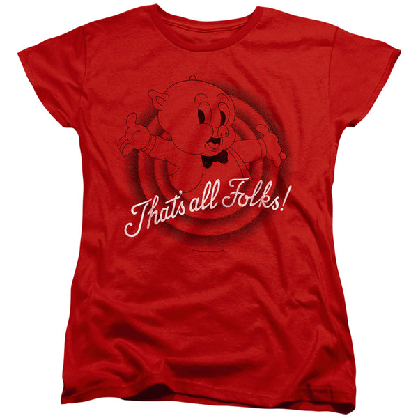 Looney Tunes That's All Folks Women's T-Shirt