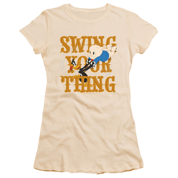 Looney Tunes Swing Your Thing Juniors T-Shirt