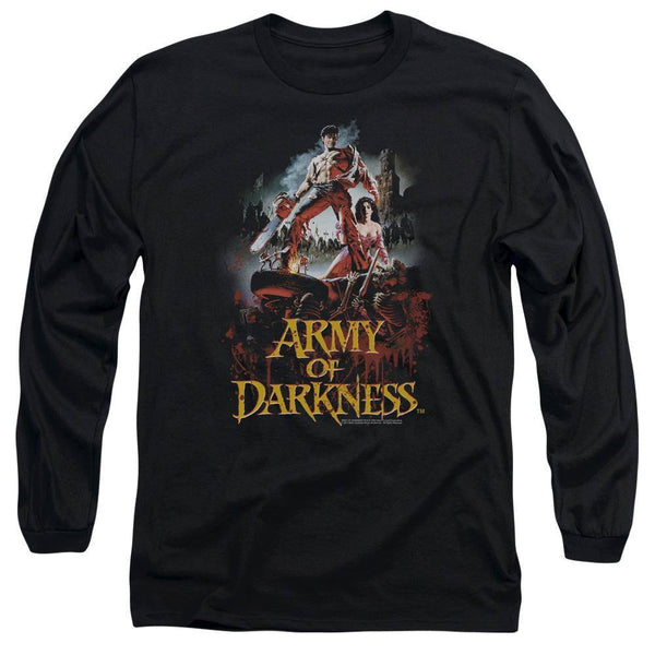Army Of Darkness Bloody Poster Long Sleeve T-Shirt | Rocker Merch™
