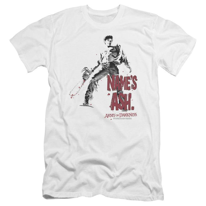 Army Of Darkness Name's Ash T-Shirt | Rocker Merch™