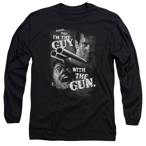Army Of Darkness Guy With The Gun Long Sleeve T-Shirt | Rocker Merch™