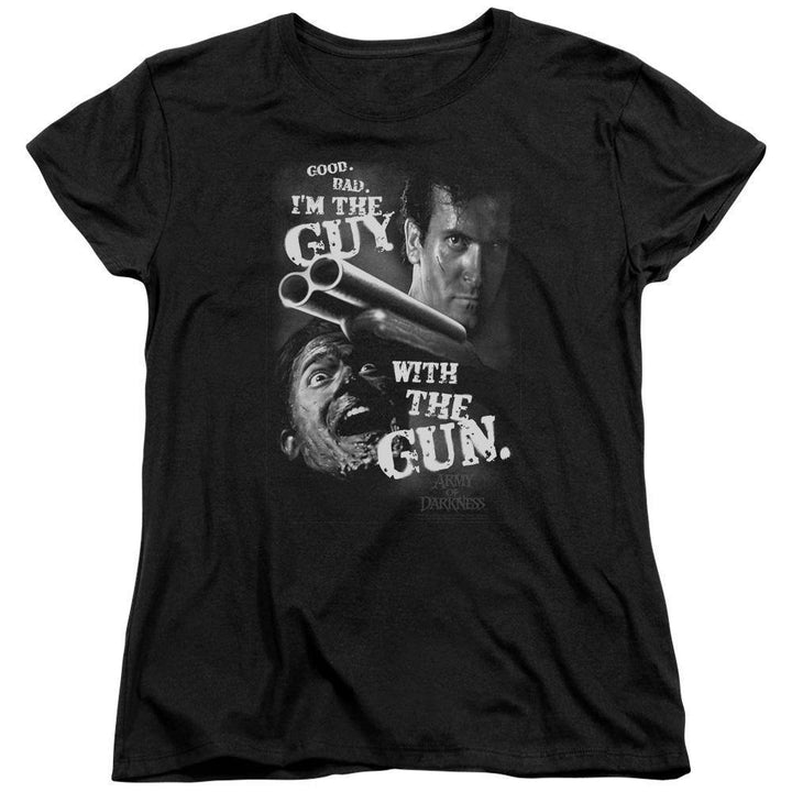 Army Of Darkness Guy With The Gun Women's T-Shirt | Rocker Merch™