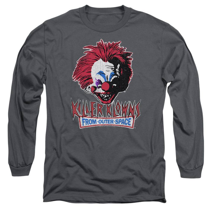 Killer Klowns From Outer Space Rough Clown Long Sleeve T-Shirt - Rocker Merch