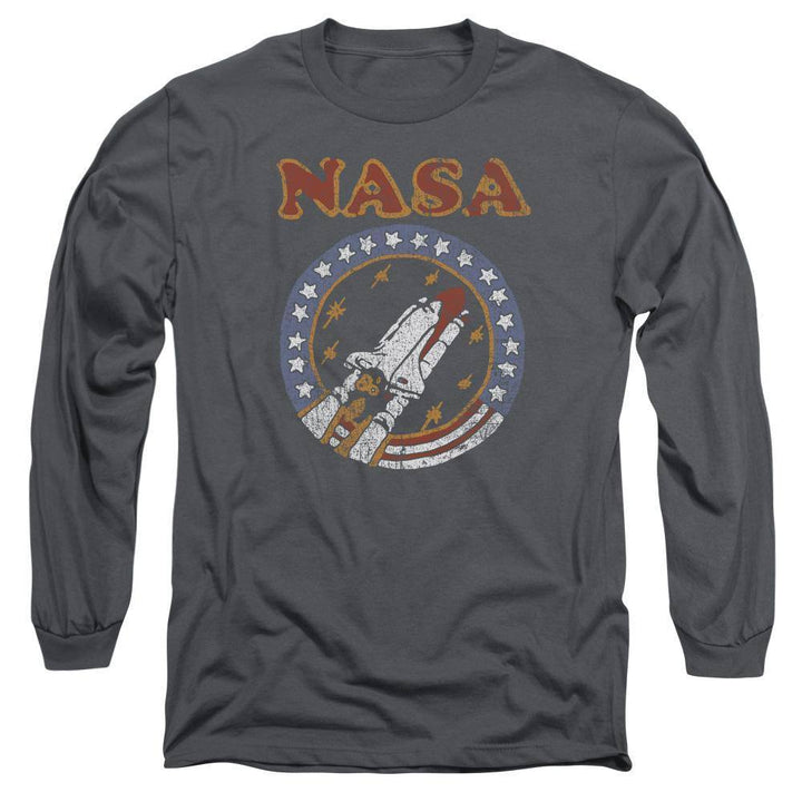 NASA Retro Shuttle Long Sleeve T-Shirt - Rocker Merch