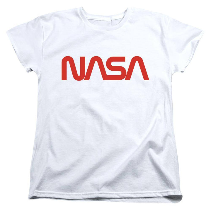 NASA Worm Logo Women's T-Shirt | Rocker Merch