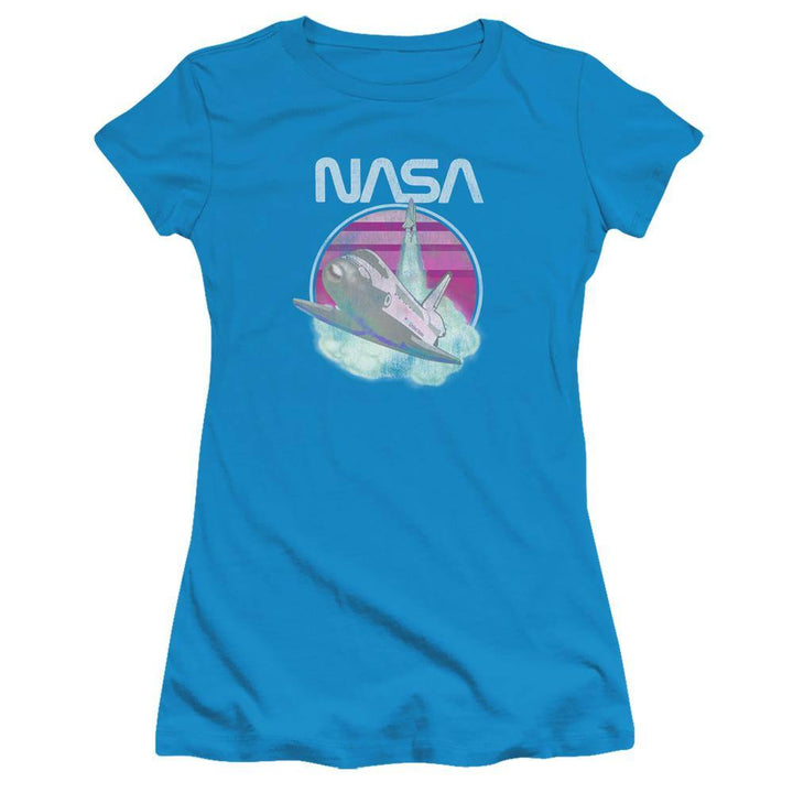 NASA Shuttle Launch Juniors T-Shirt | Rocker Merch