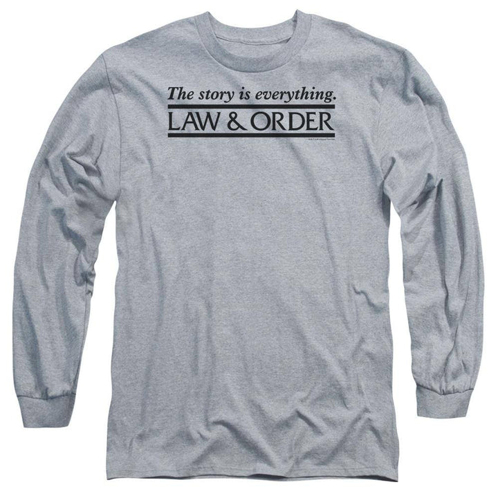 Law & Order Story Long Sleeve T-Shirt - Rocker Merch™