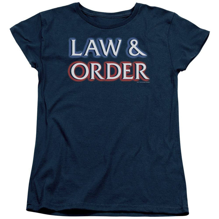 Law & Order TV Show Logo Women's T-Shirt - Rocker Merch