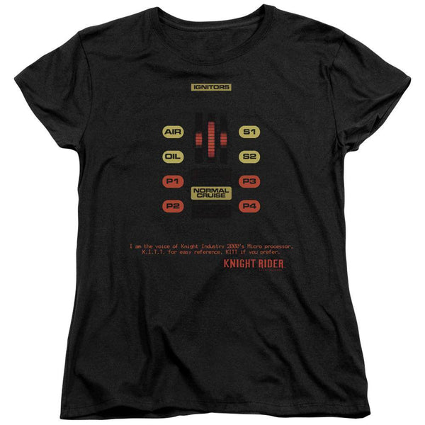 Knight Rider Kitt Console Women's T-Shirt - Rocker Merch™