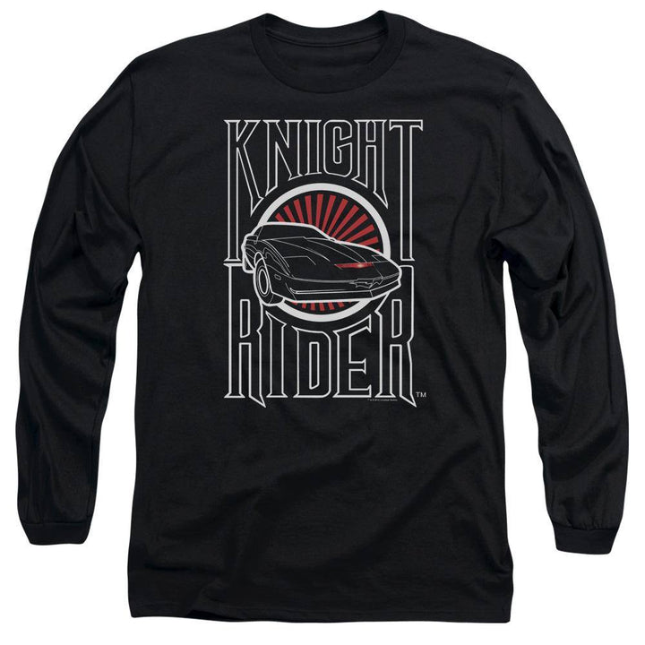 Knight Rider Logo Long Sleeve T-Shirt - Rocker Merch™