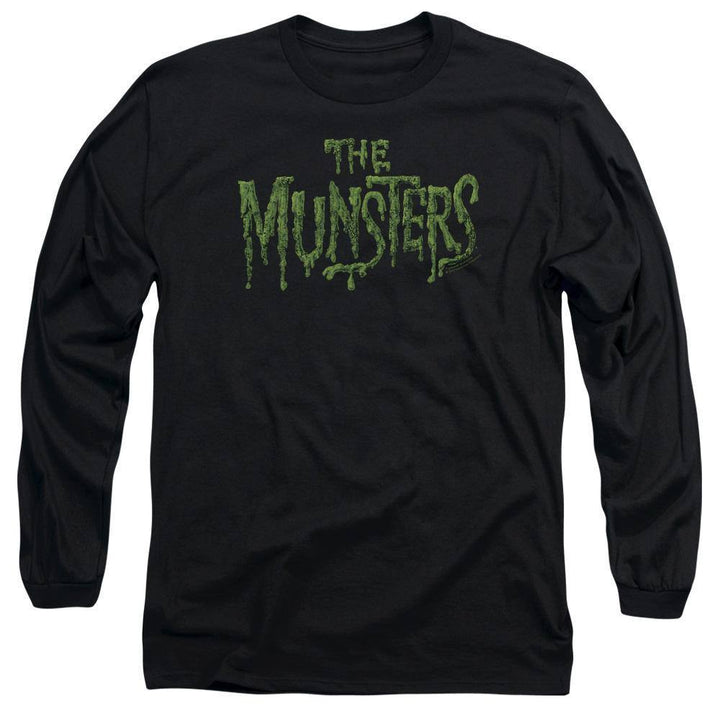 The Munsters Distressed Logo Long Sleeve T-Shirt - Rocker Merch