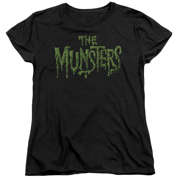 The Munsters Distressed Logo Women's T-Shirt - Rocker Merch