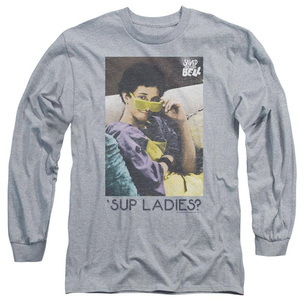 Saved By The Bell Sup Ladies Long Sleeve T-Shirt - Rocker Merch™