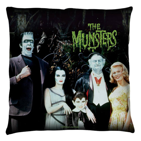 The Munsters The Family Throw Pillow - Rocker Merch