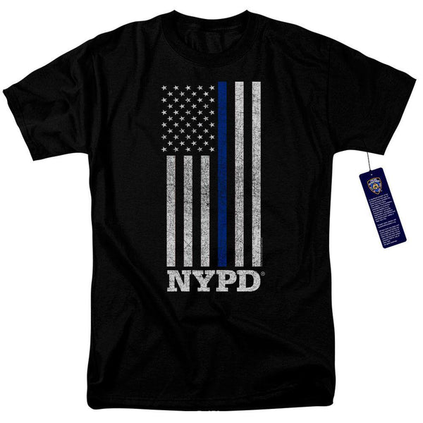 NYC NYPD Thin Blue Line T-Shirt - Rocker Merch