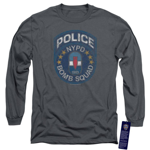 NYC NYPD Bomb Squad Long Sleeve T-Shirt - Rocker Merch
