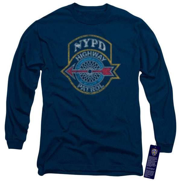 NYC NYPD Highway Patrol Long Sleeve T-Shirt - Rocker Merch