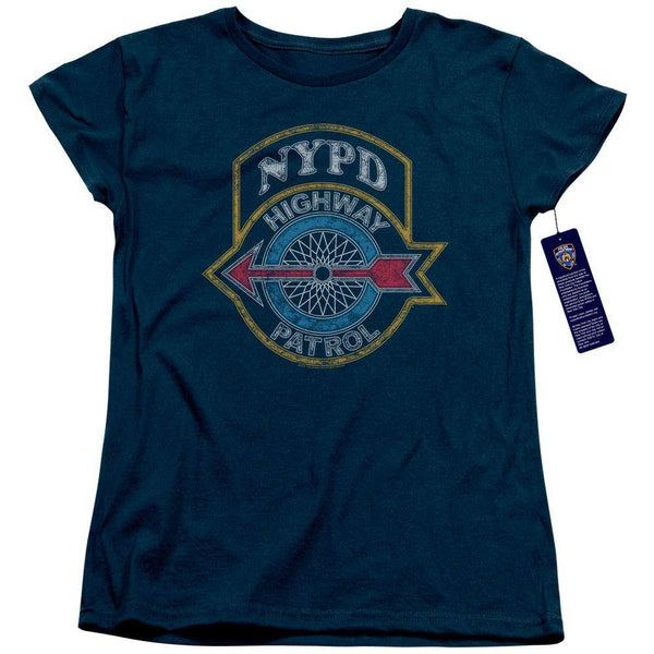 NYC NYPD Highway Patrol Women's T-Shirt - Rocker Merch