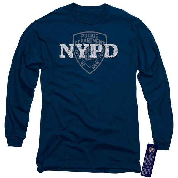 NYC NYPD Logo Long Sleeve T-Shirt - Rocker Merch