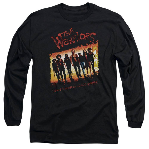 The Warriors Movie Distressed One Gang Long Sleeve T-Shirt - Rocker Merch