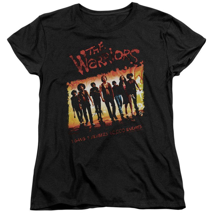 The Warriors Movie Distressed One Gang Women's T-Shirt - Rocker Merch