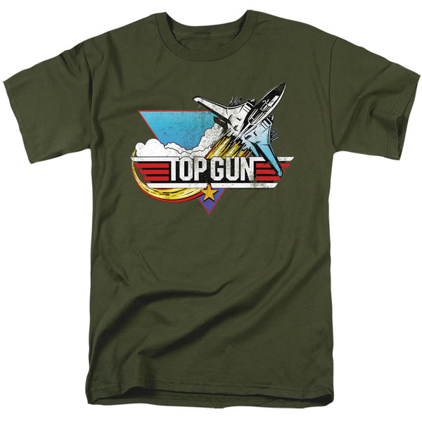 Top Gun Distressed Jet Logo T-Shirt