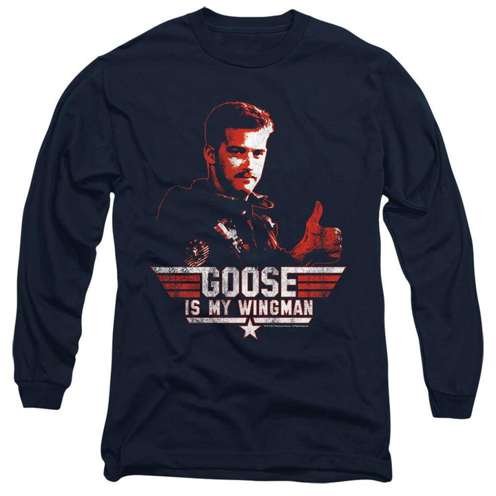 Top Gun Movie Wingman Goose Long Sleeve T-Shirt - Rocker Merch™