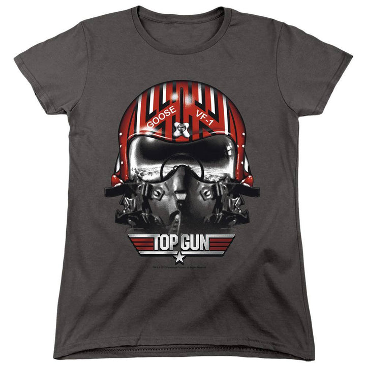 Top Gun Movie Goose Helmet Women's T-Shirt - Rocker Merch™
