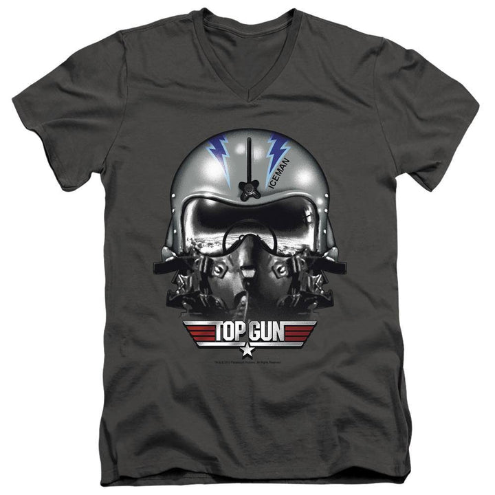 Top Gun Movie Iceman Helmet T-Shirt - Rocker Merch™