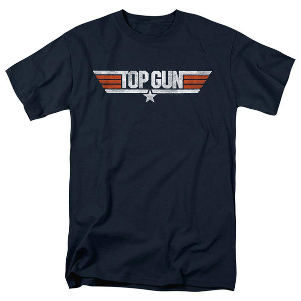 Top Gun Movie Distressed Logo T-Shirt - Rocker Merch™