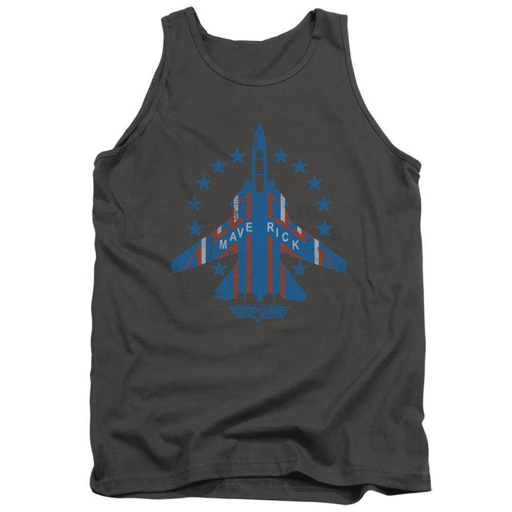 Top Gun Movie Distressed Maverick Tank Top - Rocker Merch™