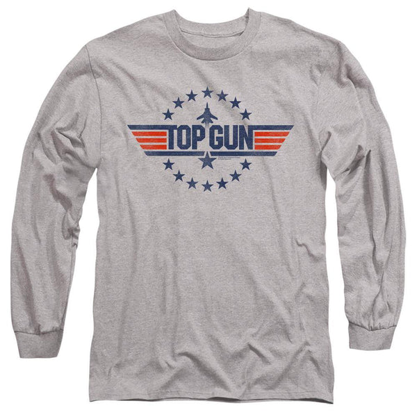Top Gun Movie Star Logo Long Sleeve T-Shirt - Rocker Merch™
