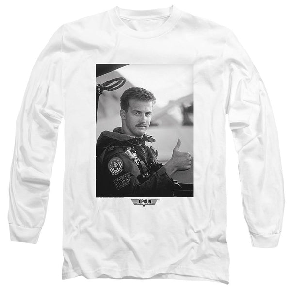 Top Gun Movie Wingman Portrait Long Sleeve T-Shirt - Rocker Merch™