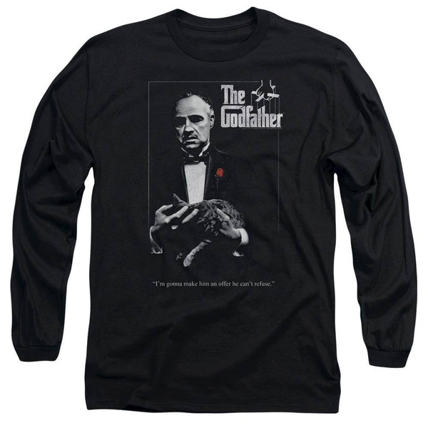 The Godfather Movie Poster Long Sleeve T-Shirt - Rocker Merch