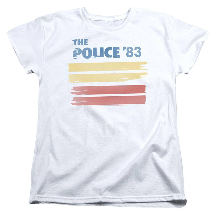 The Police Retro '83 Logo Women's T-Shirt - Rocker Merch