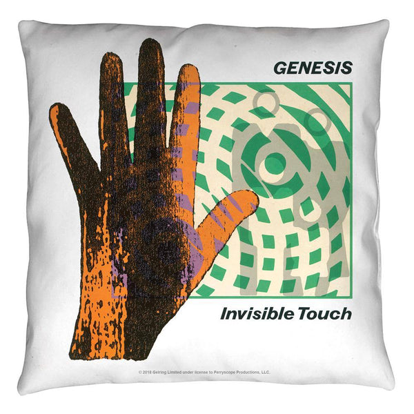 Genesis Invisible Touch Cover Throw Pillow - Rocker Merch