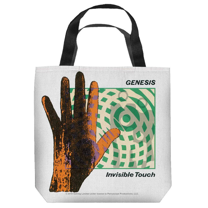Genesis Invisible Touch Cover Tote Bag - Rocker Merch