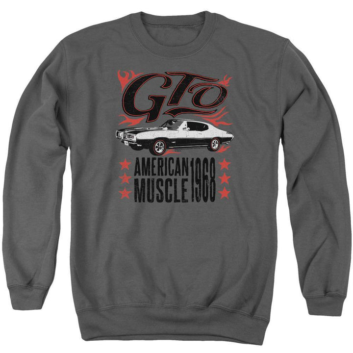 Pontiac Vintage Cars GTO Flames Sweatshirt - Rocker Merch™