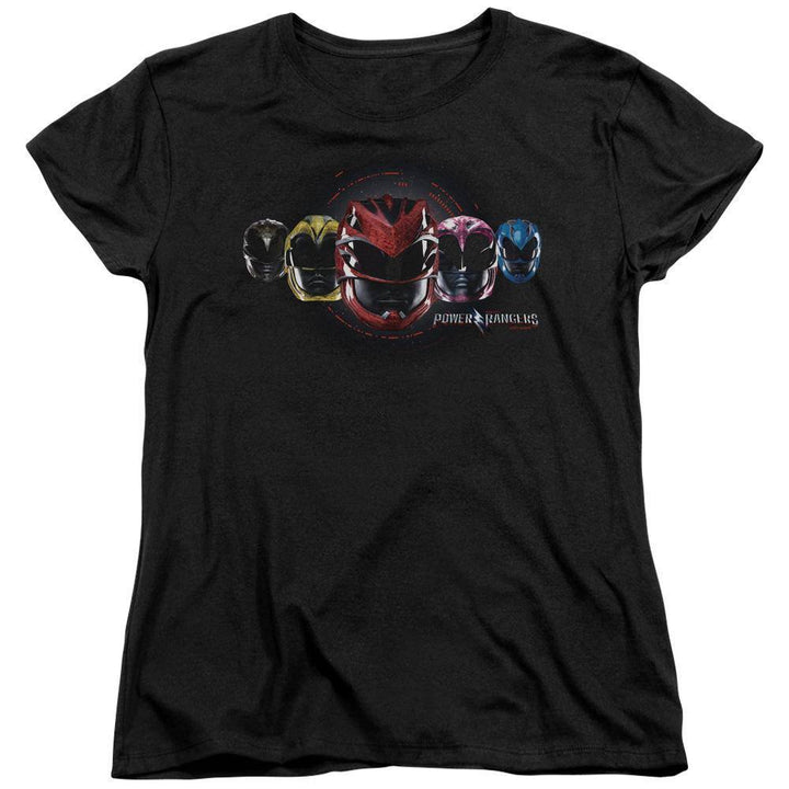Power Rangers Movie Head Group Women's T-Shirt | Rocker Merch™
