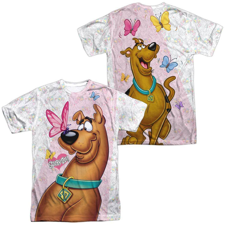 Scooby Doo Butterfly Sublimation T-Shirt | Rocker Merch™