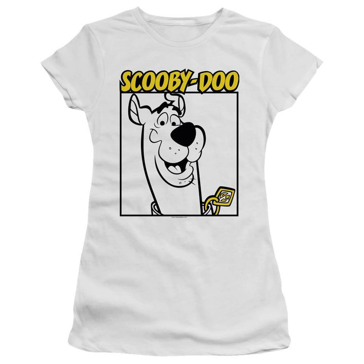 Scooby Doo Scooby Square Juniors T-Shirt - Rocker Merch™