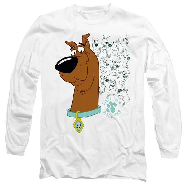 Scooby Doo 50th Anniversary Evolution Long Sleeve T-Shirt - Rocker Merch