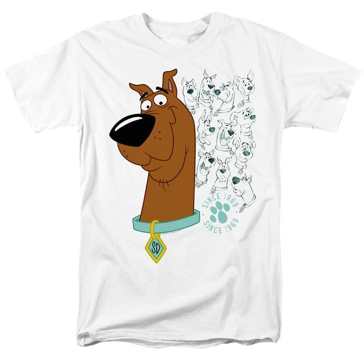 Scooby Doo 50th Anniversary Evolution T-Shirt - Rocker Merch