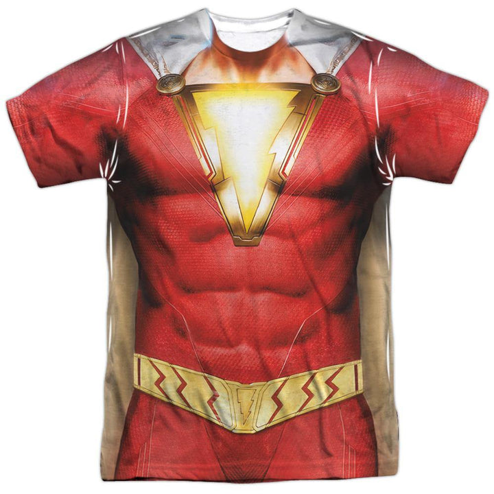 Shazam Movie Uniform Sublimation T-Shirt - Rocker Merch